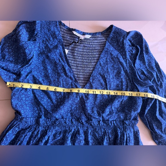 The Nines by HATCH Blue and Black Midi Dress - Picture 6 of 16